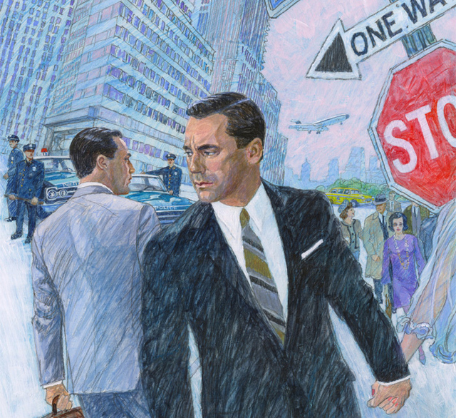 Poster de la sexta temporada del drama televisivo MadMen, que comienza mañana.